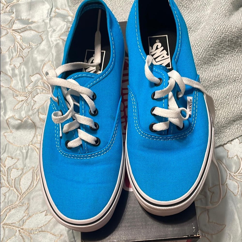 Vans Vibrant Blue Lace-Up Sneakers